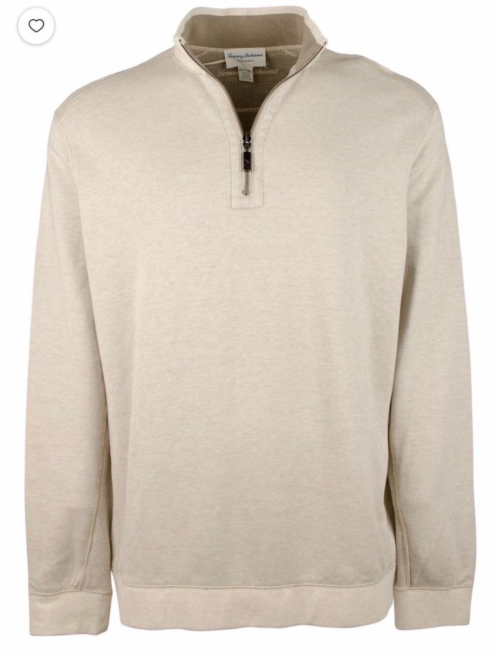 Tommy Bahama Men's Sandstone Half-Zip Pullover Sweater
